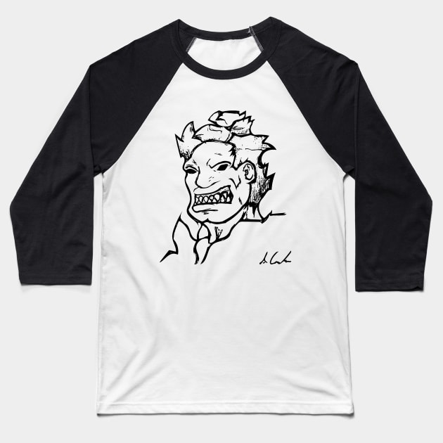 Akuma Camacho Baseball T-Shirt by LJWright